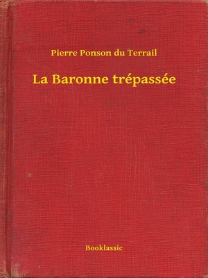 cover image of La Baronne trépassée